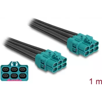DeLOCK Kabel HDMTD Z sześć gniazd do HDMTD Z sześć gniazd 1 m