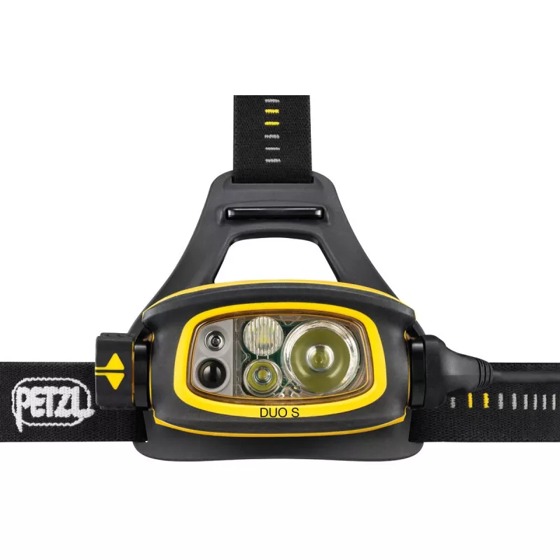 Lampka na opaskę Petzl Duo S Czarna Żółta