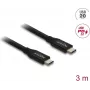 Kabel koncentryczny USB DELOCK 20 Gb/s z PD 3.0 60 W (model 81708)