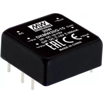 Zasilacz MEAN WELL DKMW20F-15 20 W 15 V 0,66 A