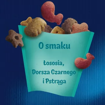 Przysmaki dla kota Felix Party Mix Ocean Mix saszetka 60 g — przekąska dla dorosłego kota