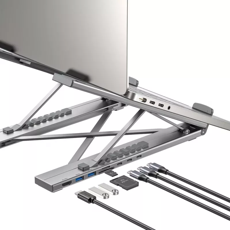 UNITEK REGULOWANA PODSTAWKA POD LAPTOPA + HUB