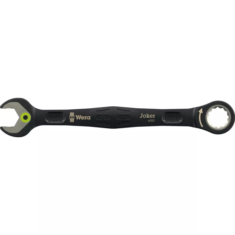 Wera 6000 Joker Black Edition zestaw kluczy płasko-oczkowych z grzechotką, 11 szt.