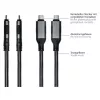 Good Connections Kabel Ethernet USB-C RJ45, Antracyt, 3,0m