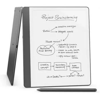 E-reader Amazon Kindle Scribe 2024 — 10,2 cala 300 ppi, 16 GB, Tungsten, w zestawie Premium Pen