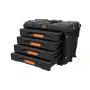 Skrzynka narzędziowa KETER DIY ROC Pro Gear 4 Drawers Unit XL z 4 szufladami, technopolimer, 25 L