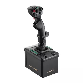 Zestaw stojaka do lotów MOZA AB6 Flight Simulator — czarny, konstrukcja ABS, aluminium i włókno węglowe, zasilanie AC 110–220 V, moc szczytowa 72 W