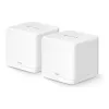 Mesh system MERCUSYS Halo H60X (2-pack) Dual-band Wi‑Fi 6, 1500 Mbps, up to 350 m², 2x LAN, internal antennas, biały