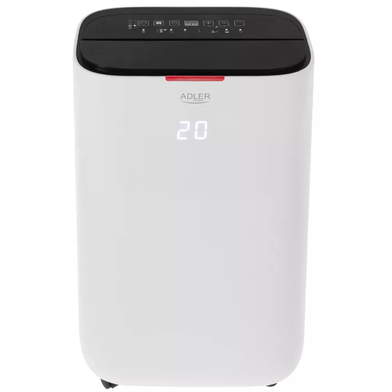Adler 2-w-1 Osuszacz powietrza i oczyszczacz powietrza | AD 7863 | Moc 420 W | Do pomieszczeń do 140 m3 | Pojemność zbiornika na wodę 6,5 L | Biały
