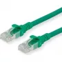 ROLINE - Kabel krosowy - RJ-45 (M) na RJ-45 (M) - 30 cm - SFTP, PiMF - CAT 6 - Bezhalogenowy, Wtryskiwany, Linka - Zielony (21.15.2954)