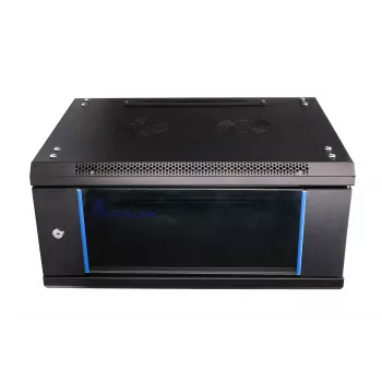 Szafa wisząca Extralink 4U 600x450 Czarna