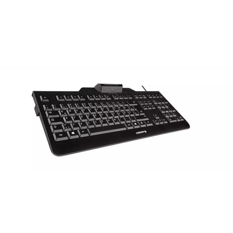 CHERRY KC 1000 SC klawiatura USB QWERTZ szwajcarski czarny