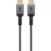 Pro Displayport 1.4 w oplocie - Przewód wyświetlacza - 3m - Czarny
