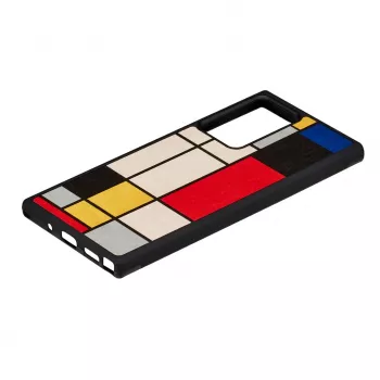 Etui na telefon Man and Wood Galaxy Note 20 Ultra Wood Czarny — drewniana ochronna osłona tyłu
