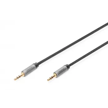 Kabel audio Digitus 3,5 mm jack na 3,5 mm jack 1,8 m czarny