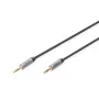 Kabel audio Digitus 3,5 mm jack na 3,5 mm jack 1,8 m czarny