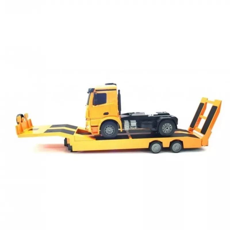 Double E 1/20 Skala Gotowy do Jazdy RC Mercedes-Benz Arocs Naczepa z Platformą