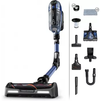 Odkurzacz ręczny 2w1 Rowenta X-Force RH99C0 Bezworkowy, na sucho 0,9 l 480 W Czarny, Niebieski