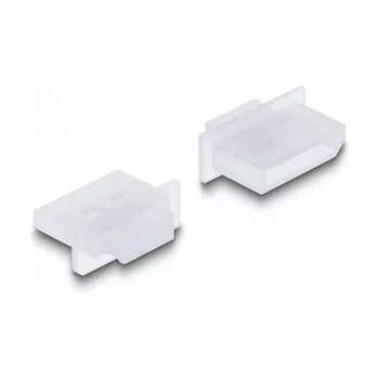 Osłona kabla DeLOCK 64107 DisplayPort żeńska przezroczysta 10 szt.