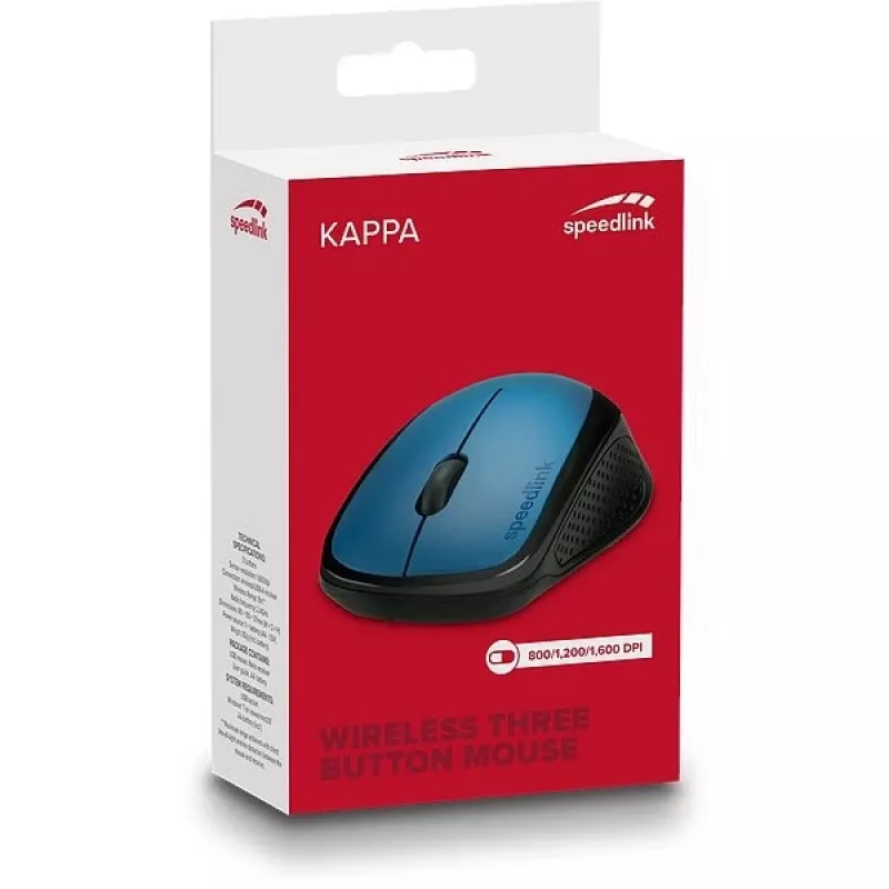Mysz SPEEDLINK KAPPA Office dla praworęcznych RF bezprzewodowa