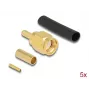 Wtyk RP-SMA DeLOCK 90042 do zaciskania RG-174 RG-316