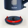 Czajnik elektryczny Tefal KO2M0410 — 1,7 l, 2400 W, niebieski, wskaźnik poziomu wody, filtr przeciwwapienny