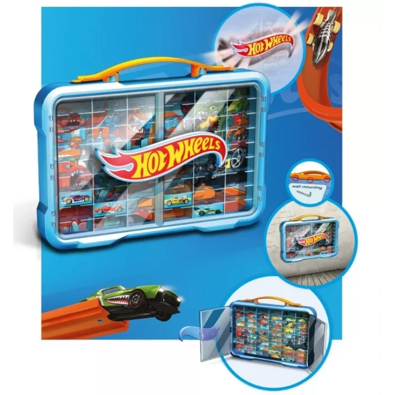 Walizka Hot Wheels z podświetlanym logo