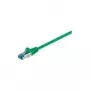 Wentronic Goobay CAT 6a kabel krosowy, S/FTP (PiMF), Zielony, 3 m - LSZH Bezhalogenowy, Miedź (93783)