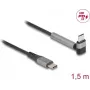 Kabel USB DeLOCK 81172 1.5m USB C Czarny Szary USB 2.0