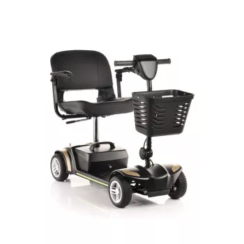 Składany skuter elektryczny VITEA CARE MINI II — silnik 270 W, bateria 12 Ah, prędkość maks. 6 km/h, obciążenie 136 kg, wyjmowana bateria