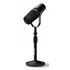Shure MV7+-K-BNDL – mikrofon krasomówczy/wokalowy ze złączem XLR/USB-C, czarny + statyw biurkowy GATOR