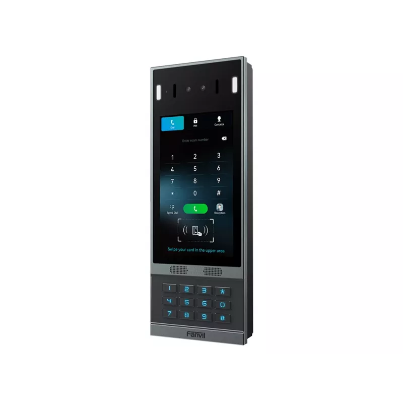 System wideodomofonowy Fanvil i67 2 MP 17,8 cm (7 inch) Czarny, Szary
