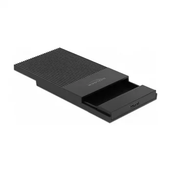 Obudowa HDD/SSD DeLOCK 42011 czarna 2,5 cala SATA III 5 Gbit/s