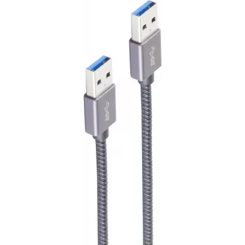 Kabel USB ShiverPeaks BS13-37020 1m USB 3.2 Gen 2 Szary