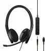 EPOS ADAPT 165 USB-C II Headset Wiczerwony Headband Office/Call Centre USB Type-C Czarny