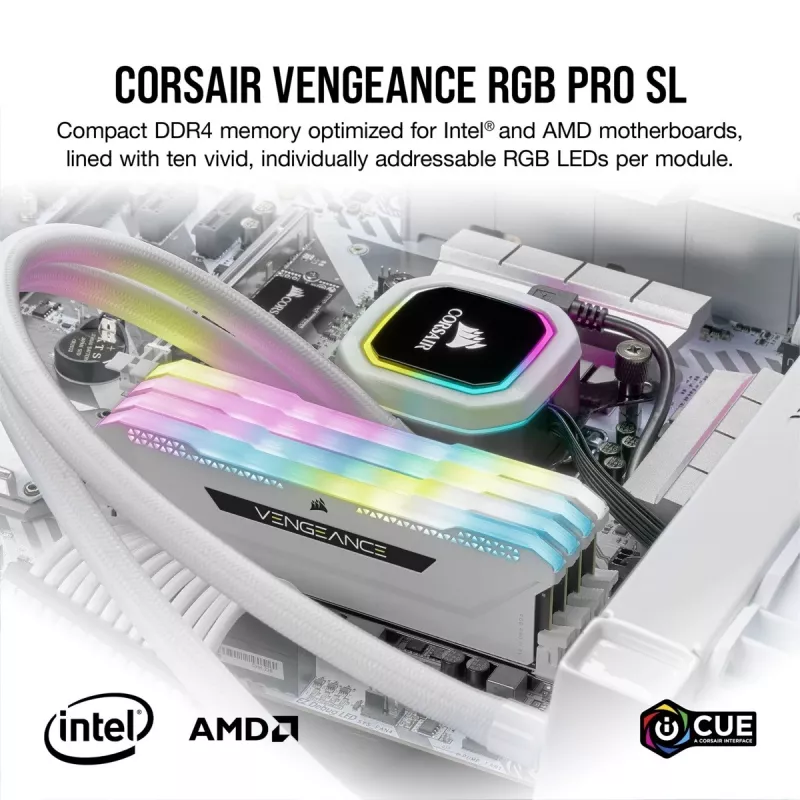 Corsair Vengeance RGB PRO SL - DDR4 - Kit - 16 GB: 2 x 8 GB