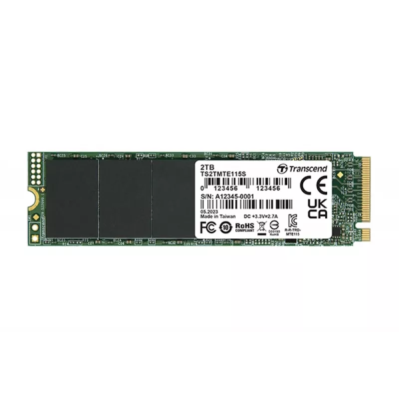 Dysk SSD Transcend 1 TB M.2 PCIe Gen3 x4 NVMe TS1TMTE115S