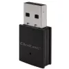 Bezprzewodowy mini adapter USB Wi-Fi QOLTEC 57007 — jednopasmowy 2.4 GHz, do 150 Mbps, antena wewnętrzna