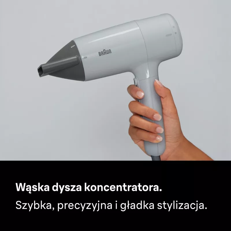 Suszarka do włosów Braun BRHD211E 2200W z technologią jonową