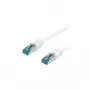 VALUE - Kabel krosowy - RJ-45 (męski) na RJ-45 (męski) - 1,5 m - SFTP, PiMF - CAT 6a - Bezhalogenowy, Wtryskiwany, Bezzaczepowy, Linkowy - Biały (21.99.1996)