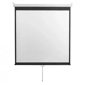 Ekran projekcyjny SBOX PSM-100-2 180×180 cm ręczny mocowanie na ścianę/sufit