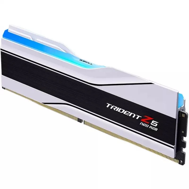 DIMM 32 GB DDR5-6400 (2x 16 GB) Dual-Kit, Arbeitsspeicher weiß, F5-6400J3039G16GX2-TZ5NRW, Trident Z5 Neo RGB, AMD EXPO