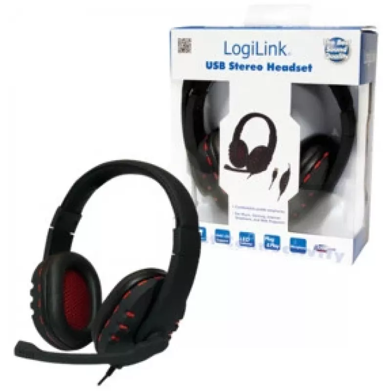 Zestaw słuchawkowy LogiLink HS0033