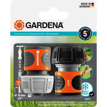 Złączka do węża Gardena 18275-20 Czarny Pomarańczowy 2 szt.