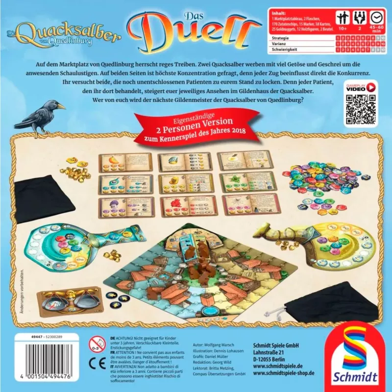 The Quacks of Quedlinburg - Das Duell, Gra planszowa