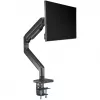 Uchwyt do monitora DIGITUS Single, zacisk, do 49 cali (124,5 cm), 20 kg, VESA 75x75–100x100, pochylenie -20° do 50°, regulacja wysokości, czarny