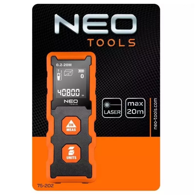 NEO Tools 75-202 dalmierz laserowy, 20 m
