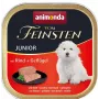 Mokra karma dla psa animonda Vom Feinsten Junior Beef & Poultry tacka 150 g — na okres wzrostu, białko 11%, tłuszcz 7%