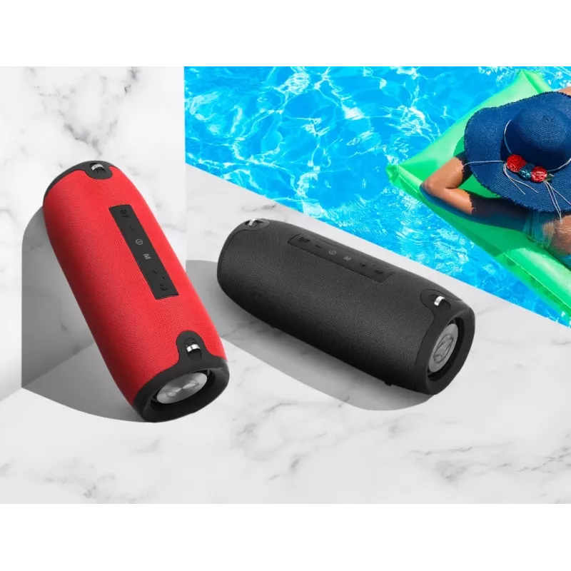 Przenośny głośnik Bluetooth MANTA SPK15GO-BK — 20W, 3600 mAh, do 8 h, czarny