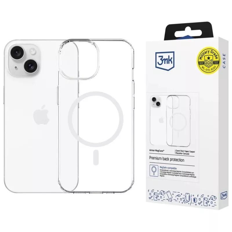 Ochronne etui MagCase Armor 3MK do Apple iPhone 13/14 — kompatybilność magnetyczna, smukły design